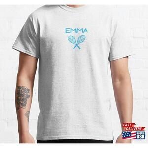 Emma Tennis Rackets Tshirt Unisex